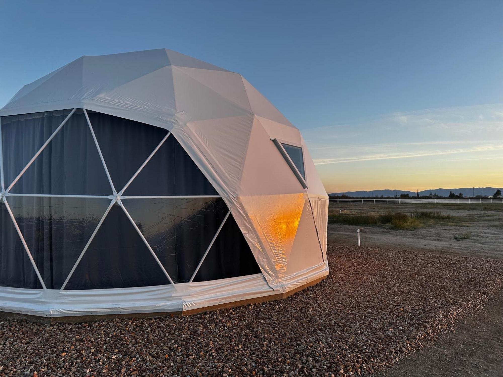 Nude Glamping Dome Vila Willcox Exterior foto