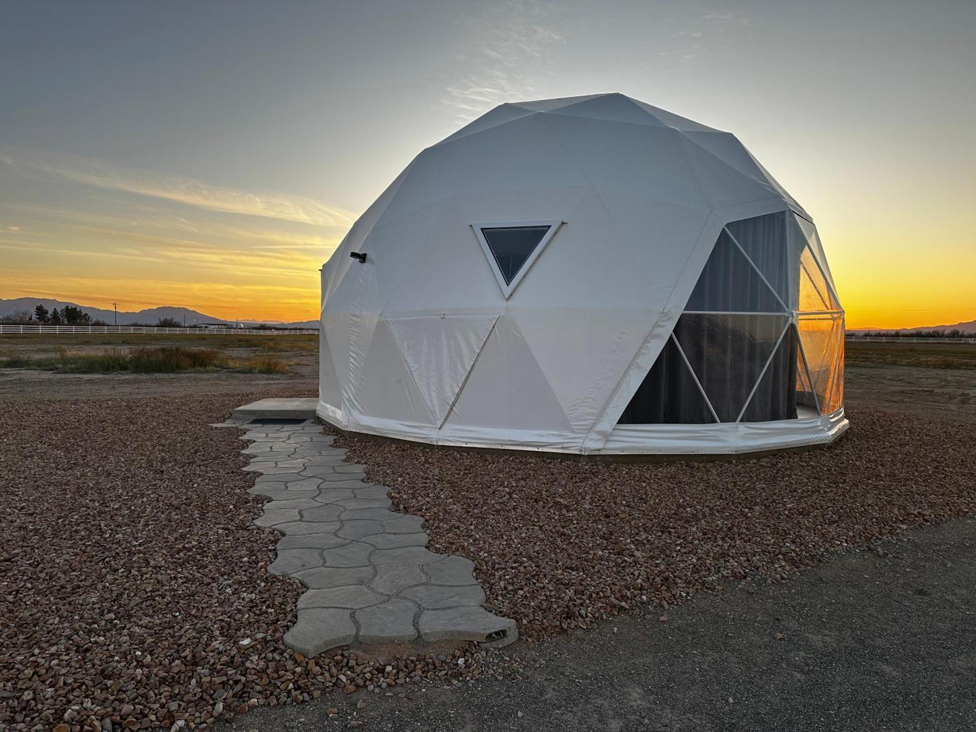 Nude Glamping Dome Vila Willcox Exterior foto